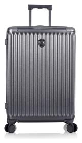 Heys Luxe M Gunmetal kufr + kosmetická taštička zdarma