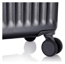 Heys Luxe S Gunmetal kufr + kosmetická taštička zdarma