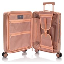 Heys Luxe S Rose Gold kufr + kosmetická taštička zdarma