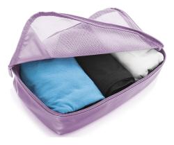 Heys Metallic Packing Cube Lilac – 5 kusů