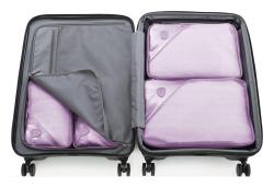 Heys Metallic Packing Cube Lilac – 5 kusů