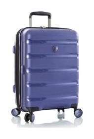 Heys Metallix S Cobalt Blue kufr + kosmetická taštička zdarma