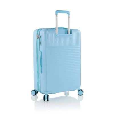 Heys Pastel M Light Blue kufr + kosmetická taštička zdarma