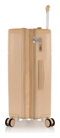 Heys Pastel M Nude kufr + kosmetická taštička zdarma