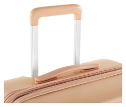 Heys Pastel M Nude kufr + kosmetická taštička zdarma