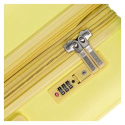 Heys Pastel M Yellow kufr + kosmetická taštička zdarma
