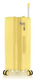 Heys Pastel M Yellow kufr + kosmetická taštička zdarma