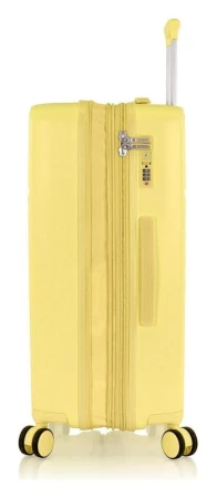 Heys Pastel M Yellow kufr + kosmetická taštička zdarma