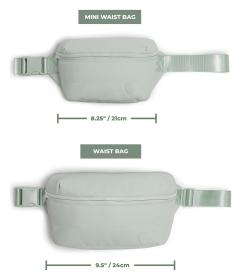 Heys Puffer Mini Waist Bag Sage Green