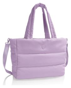 Heys Puffer Tote Bag Lavender Heys Puffer Tote Bag Lavender
