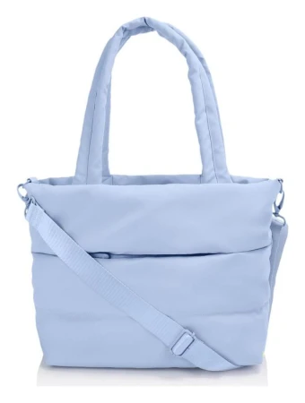 Heys Puffer Tote Bag Light Blue