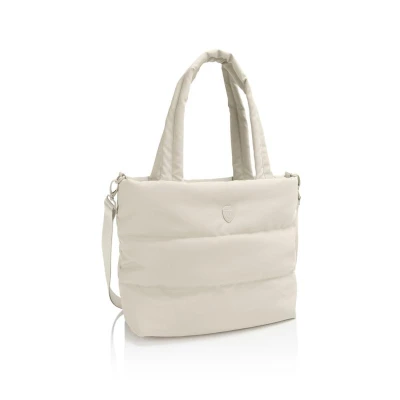 Heys Puffer Tote Bag Off White Heys Puffer Tote Bag Off White