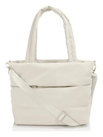 Heys Puffer Tote Bag Off White