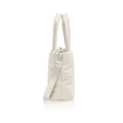 Heys Puffer Tote Bag Off White