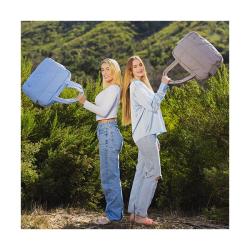 Heys Puffer Travel Tote Light Blue