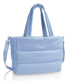 Heys Puffer Travel Tote Light Blue