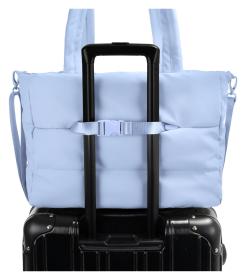 Heys Puffer Travel Tote Light Blue