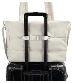 Heys Puffer Travel Tote Off White