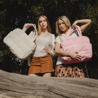 Heys Puffer Travel Tote Off White