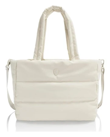 Heys Puffer Travel Tote Off White
