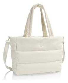 Heys Puffer Travel Tote Off White