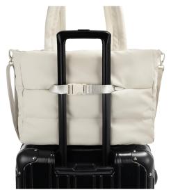 Heys Puffer Travel Tote Off White