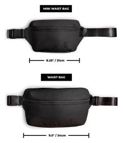 Heys Puffer Waist Bag Black