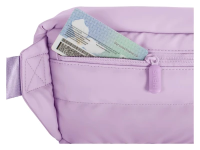 Heys Puffer Waist Bag fialová dámská ledvinka