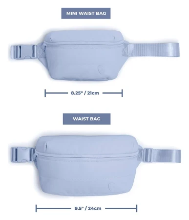 Heys Puffer Waist Bag světle modrá dámská ledvinka
