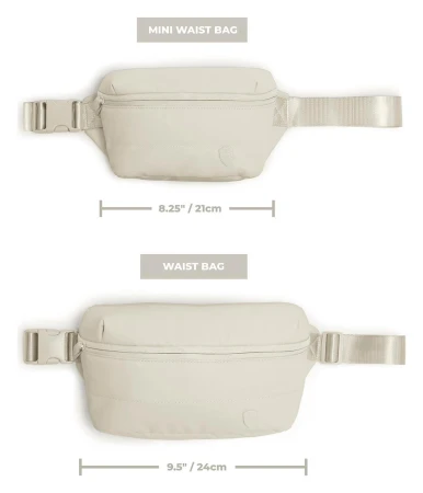 Heys Puffer Waist Bag Off White ledvinka
