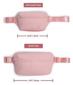 Heys Puffer Waist Bag Rose