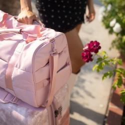 Heys Tie-Dye Rose L kufr + kosmetická taštička zdarma