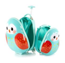 Heys Travel Tots Owl – sada batohu a kufru batoh