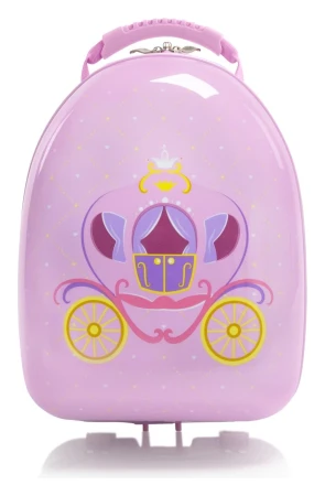 Heys Turbo Tots Scooter Royal Carriage růžový dětský kufr s koloběžkou