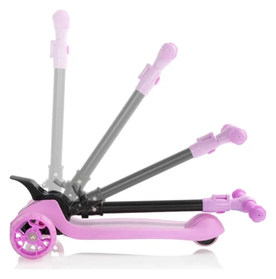 Heys Turbo Tots Scooter Royal Carriage růžový dětský kufr s koloběžkou
