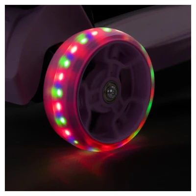 Heys Turbo Tots Scooter Royal Carriage růžový dětský kufr s koloběžkou