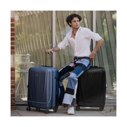 Heys Vantage Smart Luggage L Black kufr + kosmetická taštička zdarma