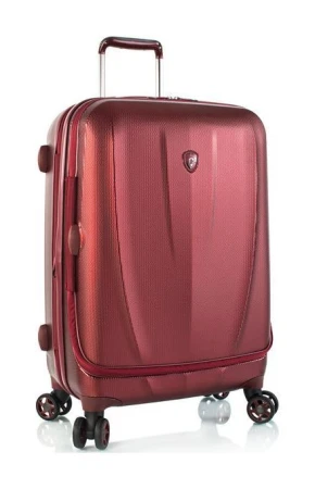 Heys Vantage Smart Luggage M Burgundy kufr + kosmetická taštička zdarma
