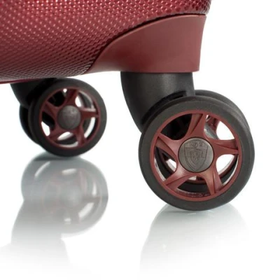 Heys Vantage Smart Luggage M Burgundy kufr + kosmetická taštička zdarma