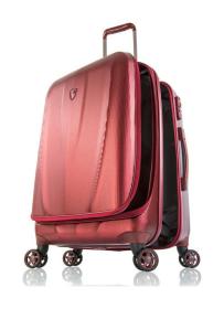 Heys Vantage Smart Luggage M Burgundy kufr + kosmetická taštička zdarma