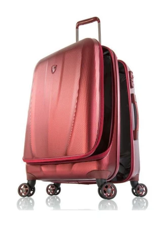 Heys Vantage Smart Luggage M Burgundy kufr + kosmetická taštička zdarma