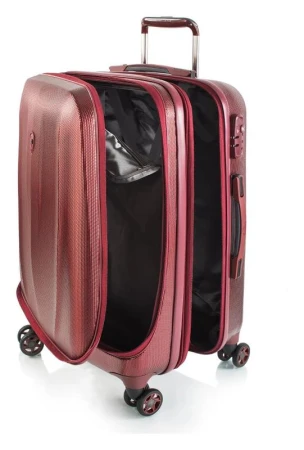 Heys Vantage Smart Luggage M Burgundy kufr + kosmetická taštička zdarma