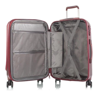 Heys Vantage Smart Luggage M Burgundy kufr + kosmetická taštička zdarma