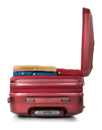 Heys Vantage Smart Luggage M Burgundy kufr + kosmetická taštička zdarma