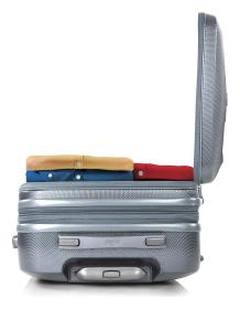 Heys Vantage Smart Luggage M Slate Blue kufr + kosmetická taštička zdarma