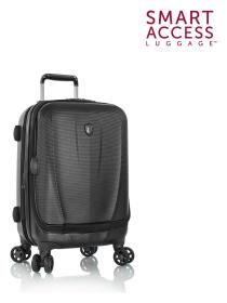 Heys Vantage Smart Luggage S Black kufr + kosmetická taštička zdarma