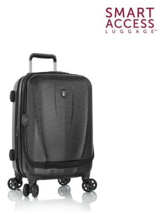 Heys Vantage Smart Luggage S Black kufr + kosmetická taštička zdarma Heys Vantage Smart Luggage S Black kufr + kosmetická taštička zdarma