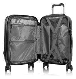 Heys Vantage Smart Luggage S Black kufr + kosmetická taštička zdarma