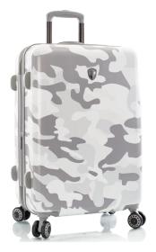 Heys White Camo M kufr + kosmetická taštička zdarma