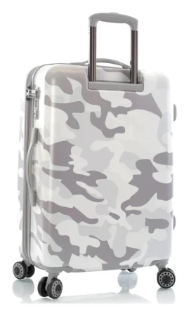 Heys White Camo M kufr + kosmetická taštička zdarma